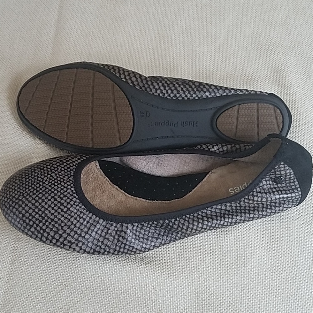 Leather flats, narrow